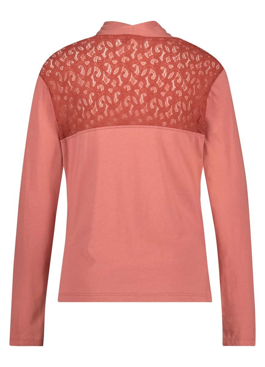 Cyell Luxury Solids Peony 1-DELIG Shirt lange mouw V-hals 