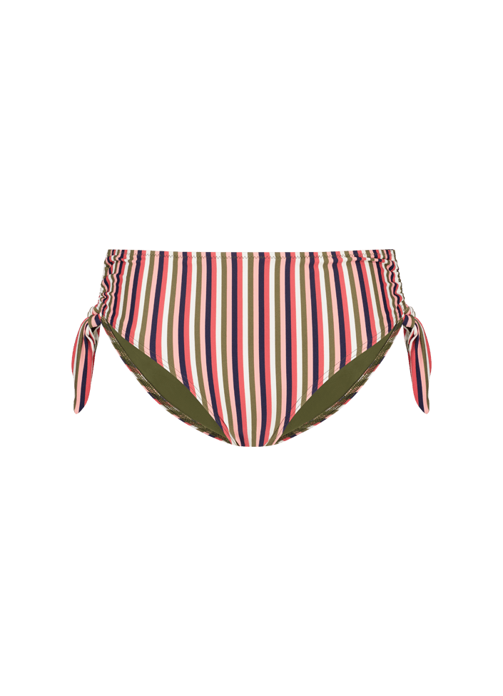 Sassy Stripe 1-DELIG Bikini tailleslipMet optrekkoordje