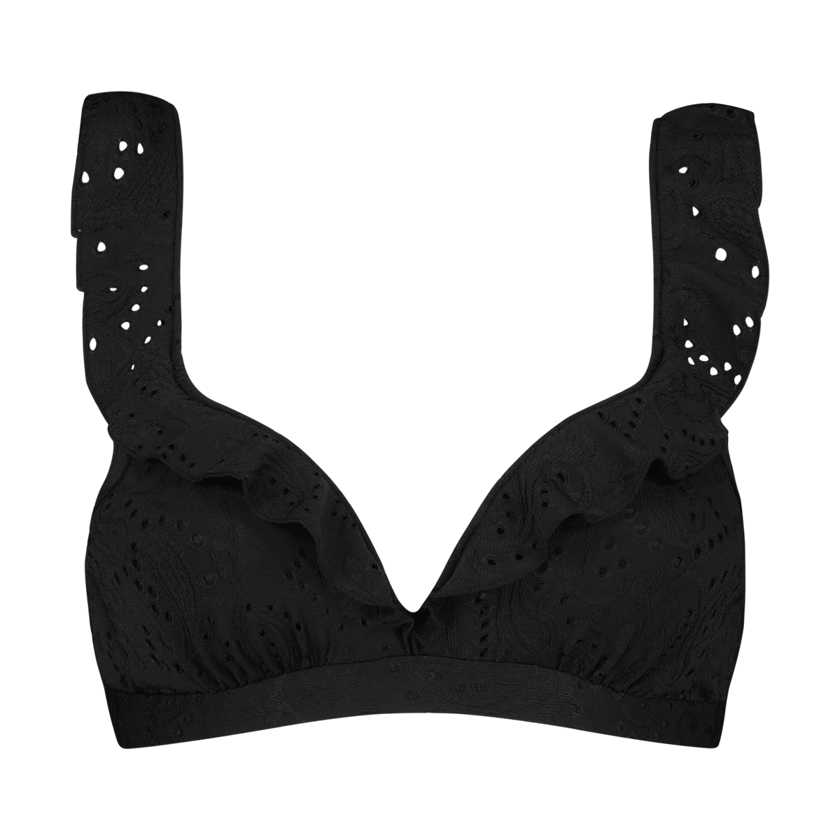 Black Embroidery 1-DELIG Bikini met beugel voorgevormdHalter