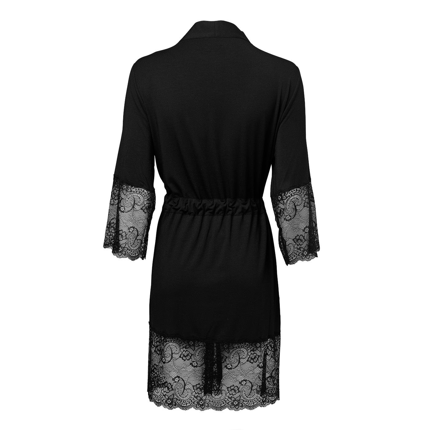 Pearl Design Stockholm Holiday Robe with lace Kimono kort 