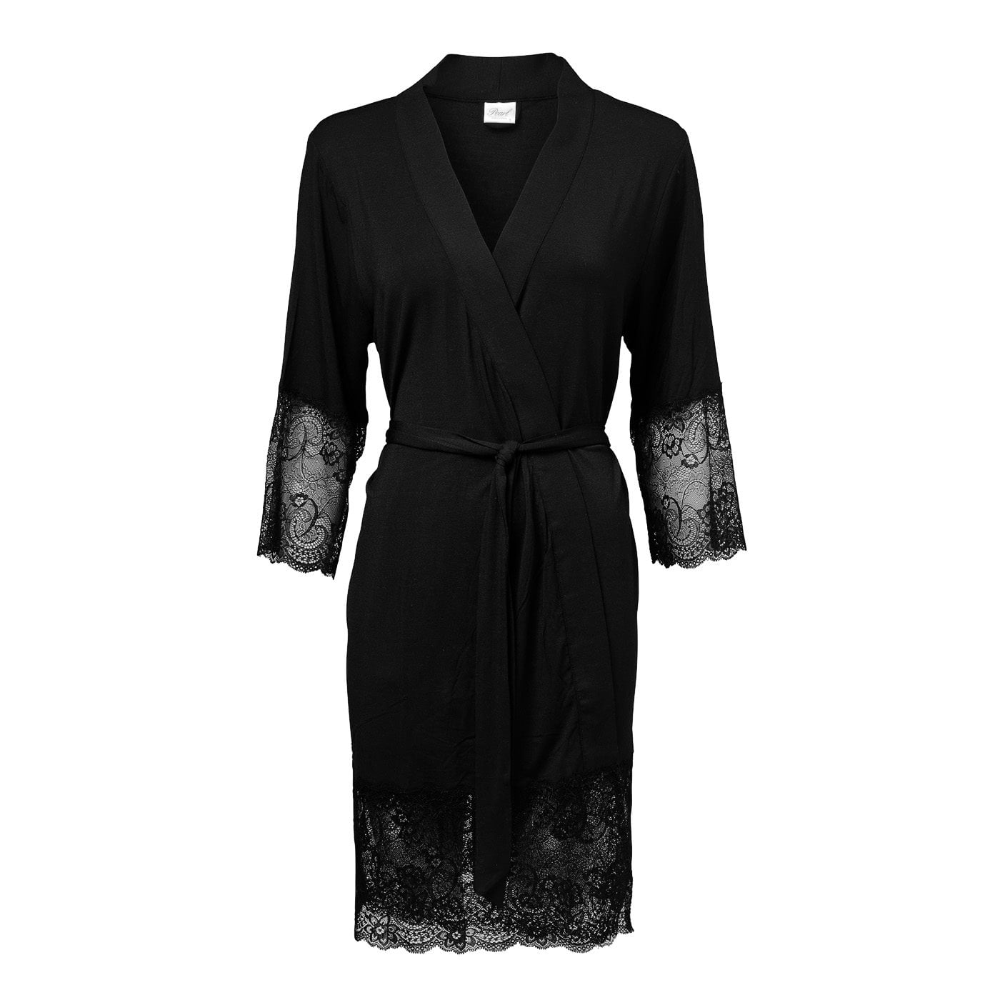 Holiday Robe with lace Kimono kort