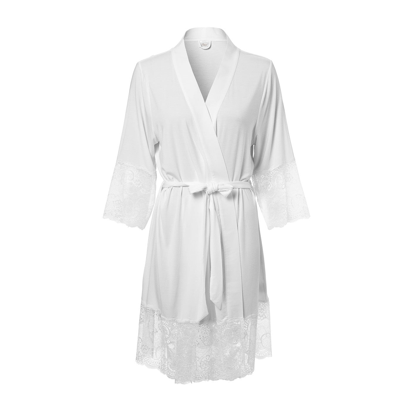 Pearl Design Stockholm Holiday Robe with lace Kimono kort 