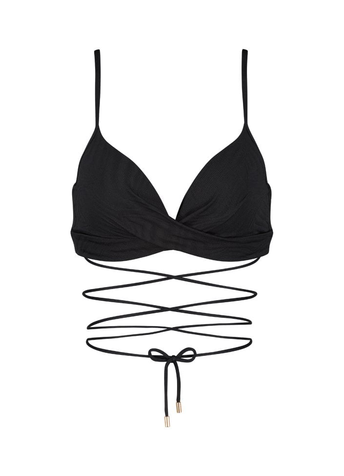 Black Swirl 1-DELIG Bikini met beugel voorgevormd