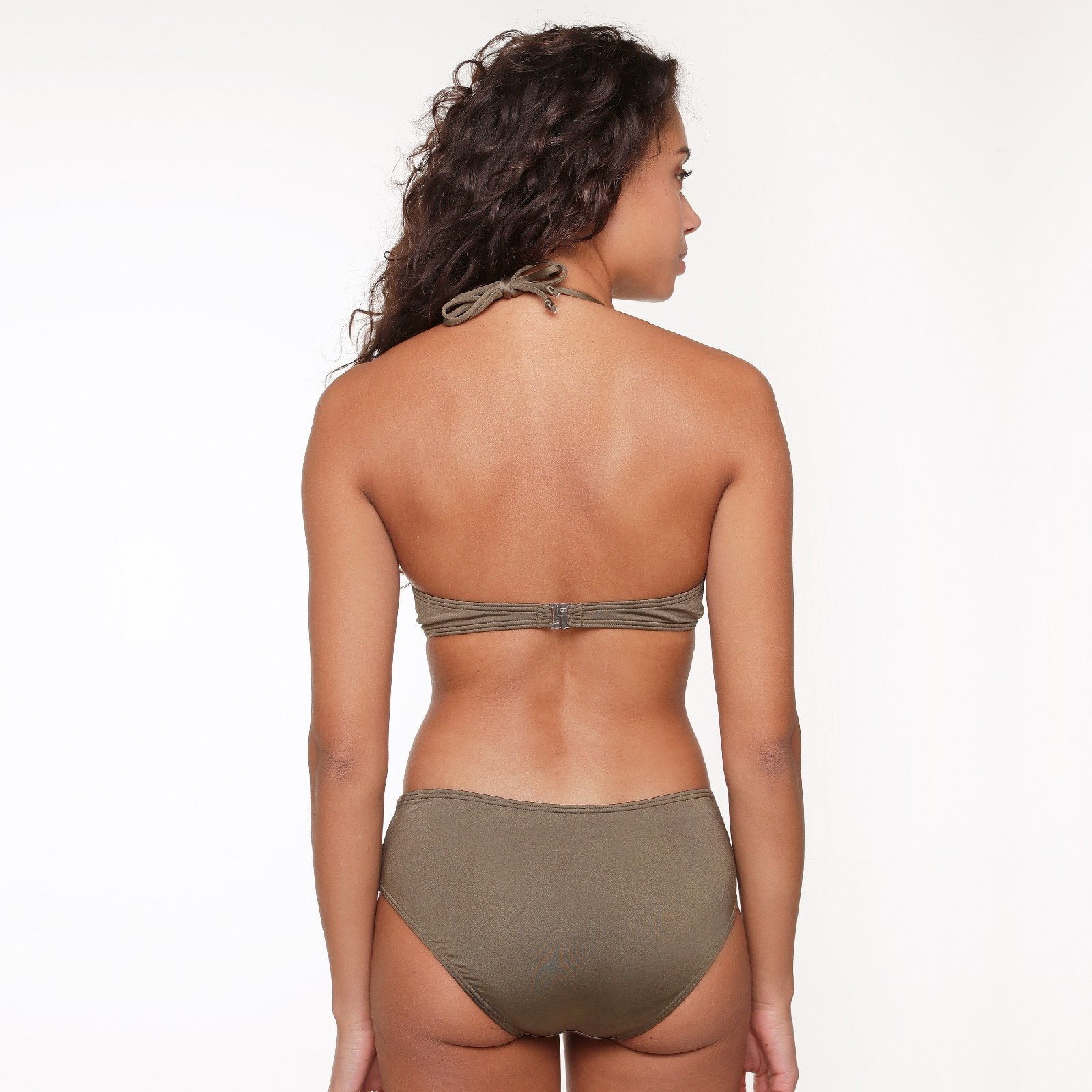 Khaki 1-DELIG Bikini met beugel voorgevormdTriangel