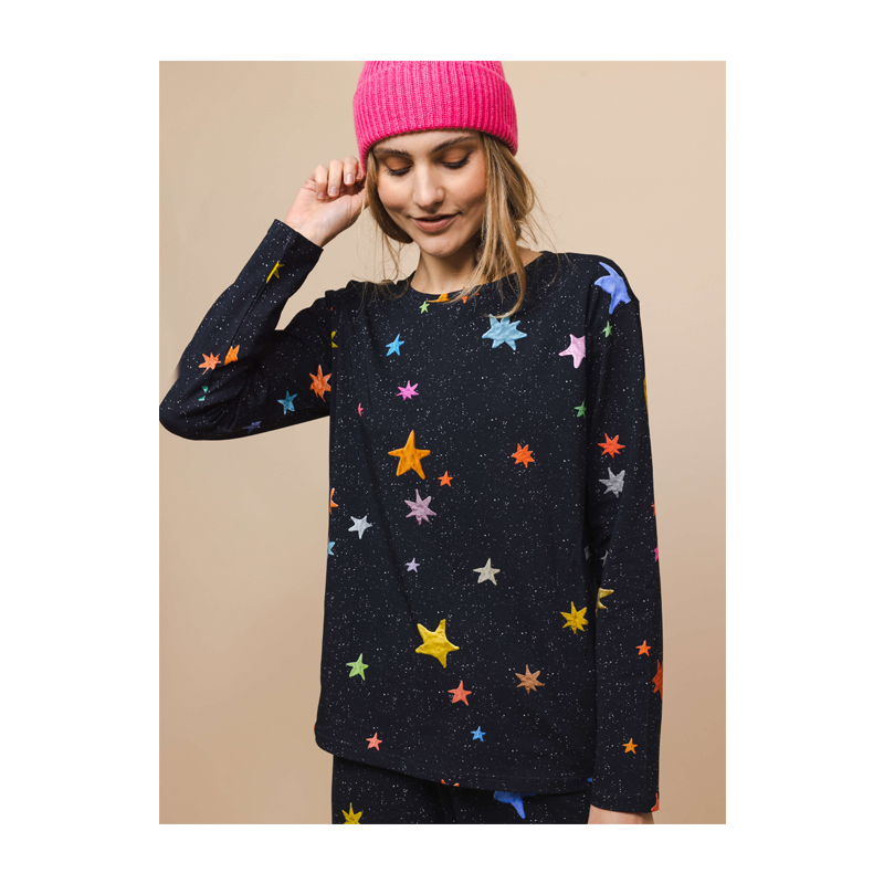 Starry Night L S Shirt Sweater