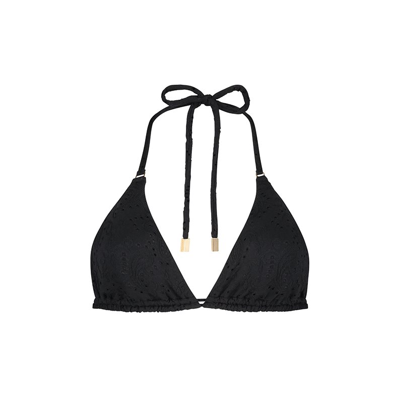Beachlife Black Embroidery 1-DELIG Bikini zonder beugel voorgev 