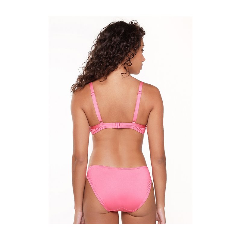 Hot Pink 1-DELIG Bikini met beugel niet voorgevMet hele Cup