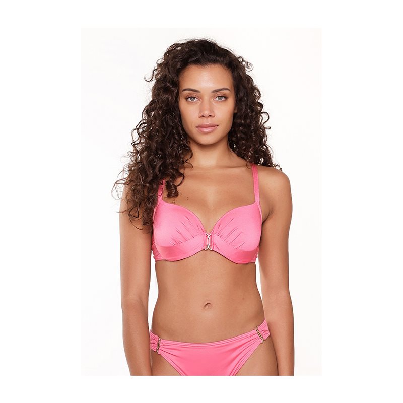 LingaDore Hot Pink 1-DELIG Bikini met beugel voorgevormd 