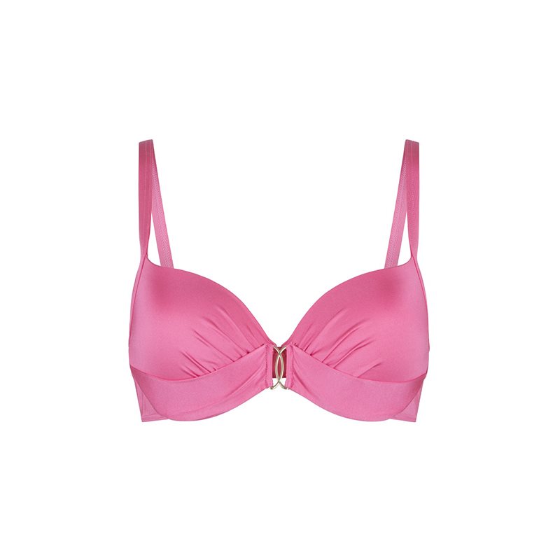 Hot Pink 1-DELIG Bikini met beugel voorgevormdMet hele Cup