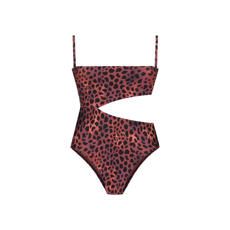 Beachlife Leopard Lover 1-DELIG Badpak met beugel voorgevormd 