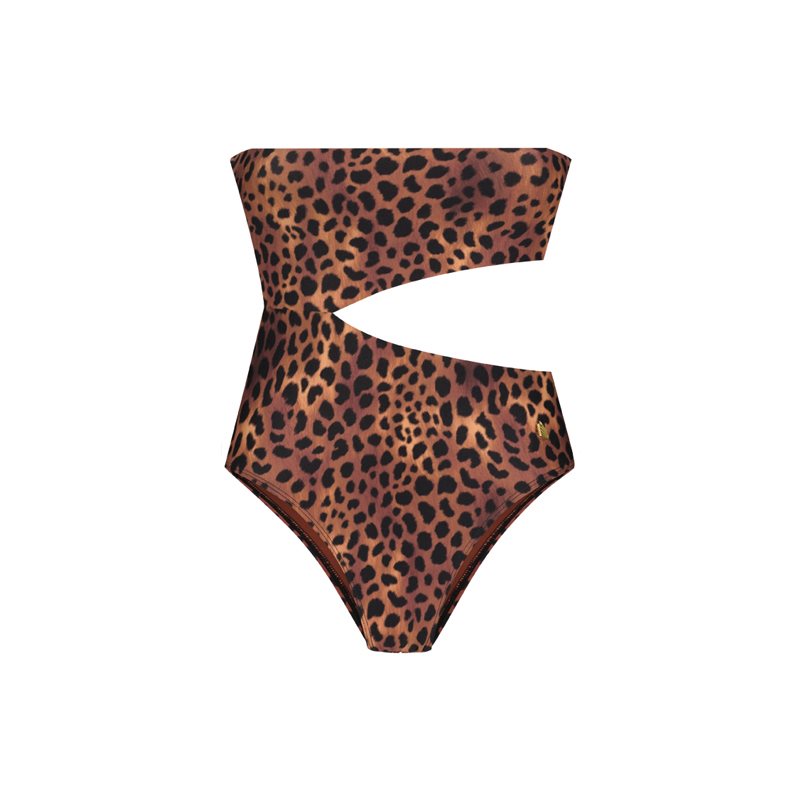 Beachlife Leopard Lover 1-DELIG Badpak met beugel voorgevormd 