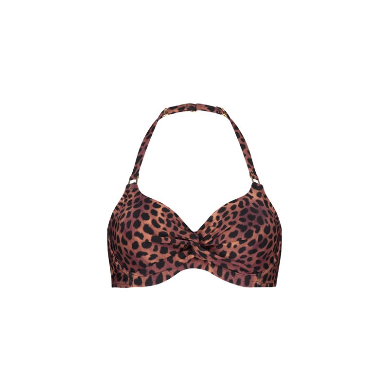 Beachlife Leopard Lover 1-DELIG Bikini met beugel niet voorgev 