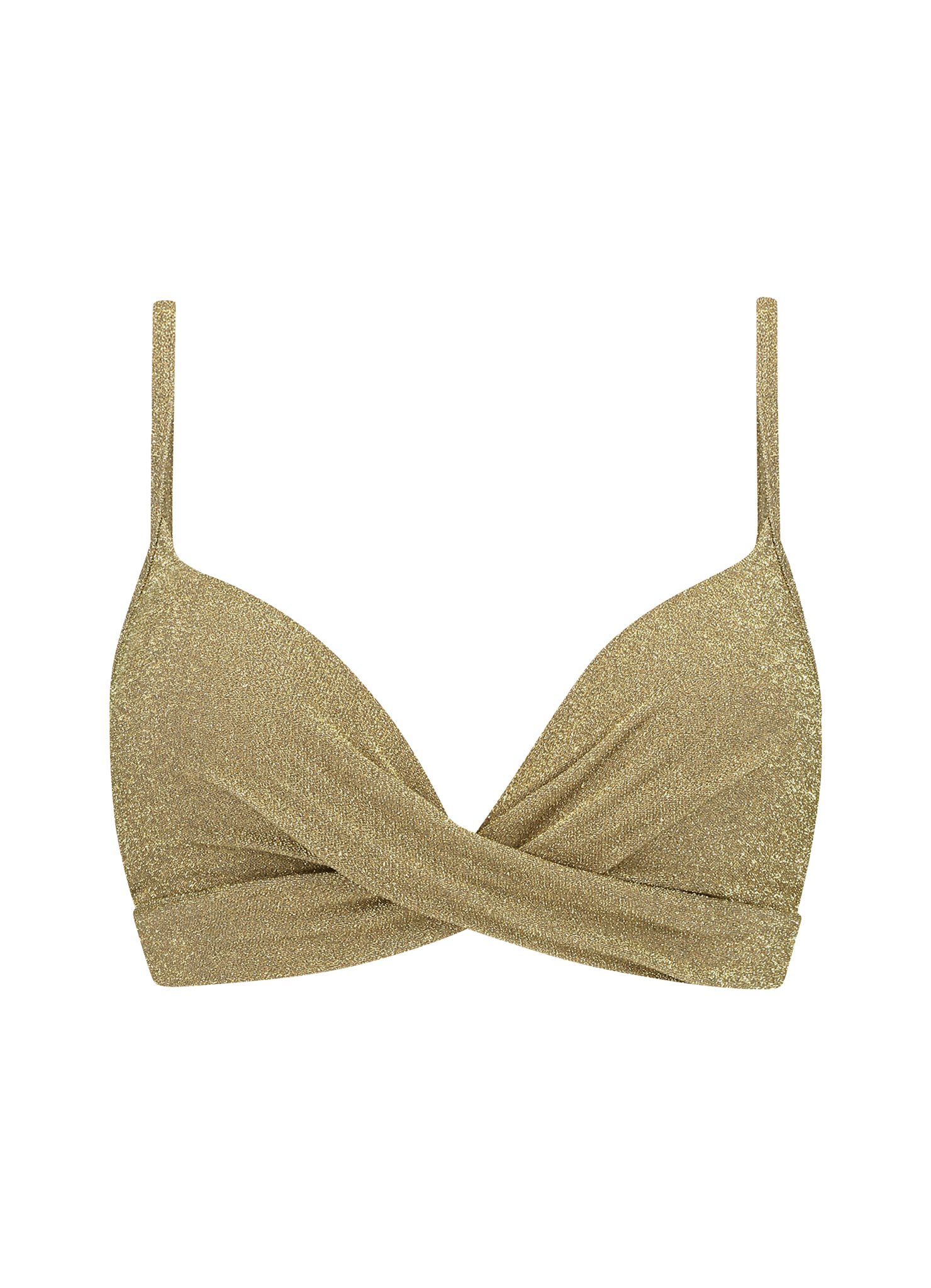 Beachlife Gold Glitter 1-DELIG Bikini met beugel voorgevormd 