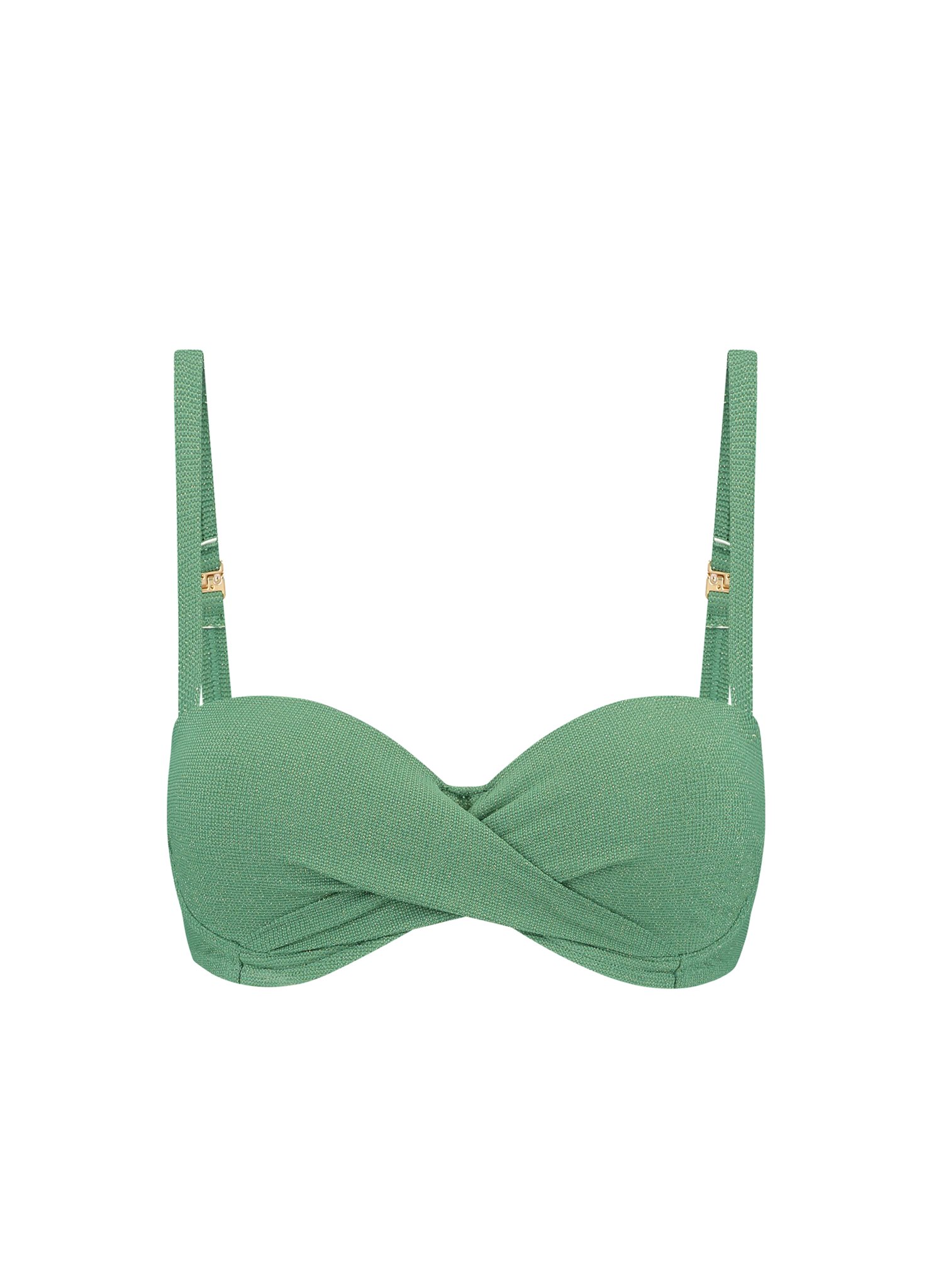 Beachlife Green Shimmer 1-DELIG Bikini met beugel voorgevormd 