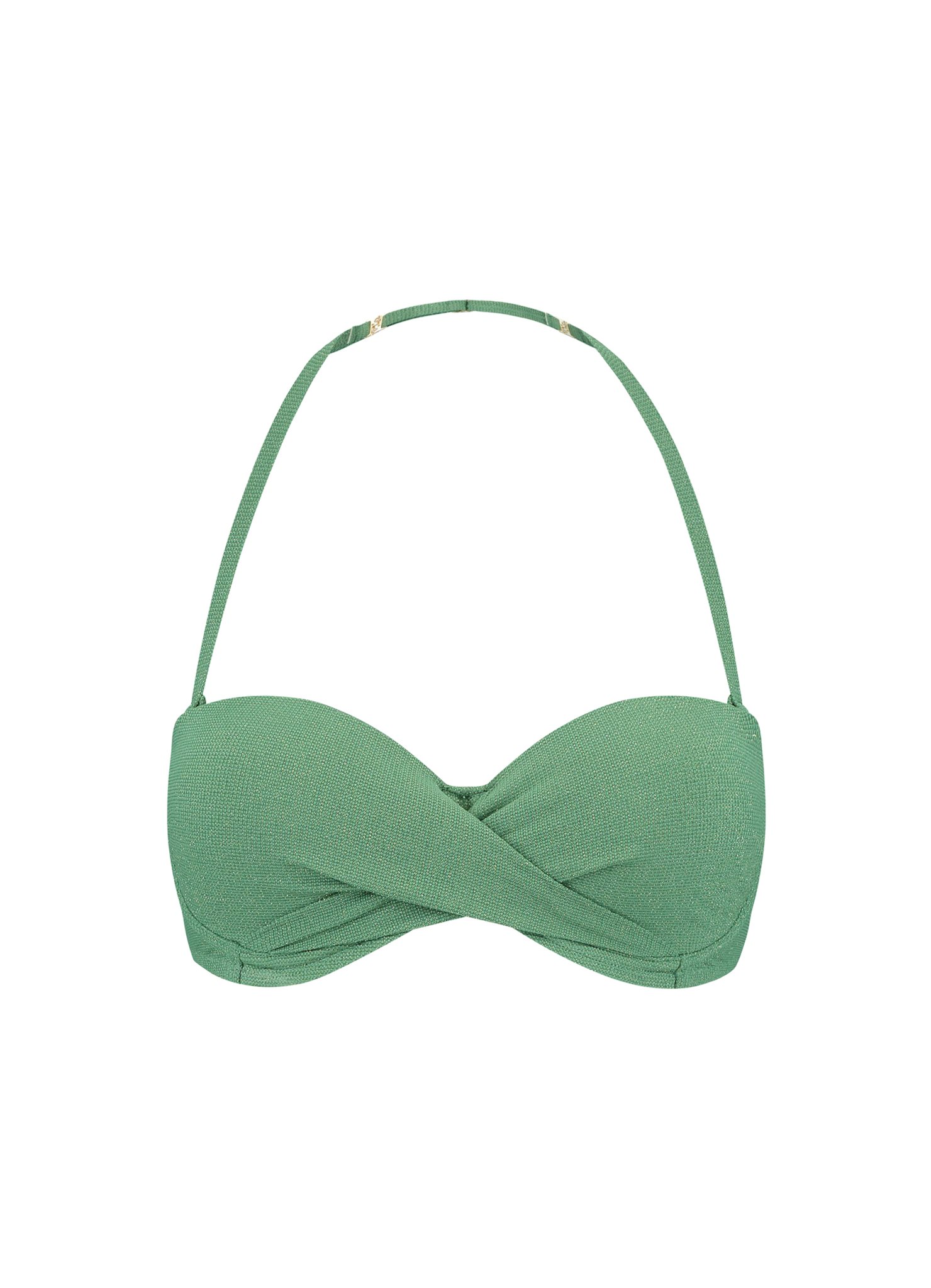 Beachlife Green Shimmer 1-DELIG Bikini met beugel voorgevormd 