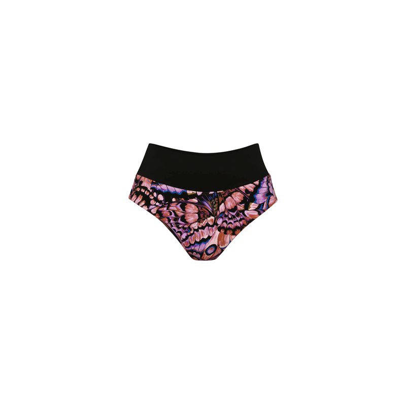 Retro Butterfly Lorena 1-DELIG Bikini slipMet omslag