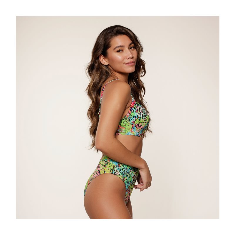 Tropic Floral 1-DELIG Bikini tailleslipHigh Leg