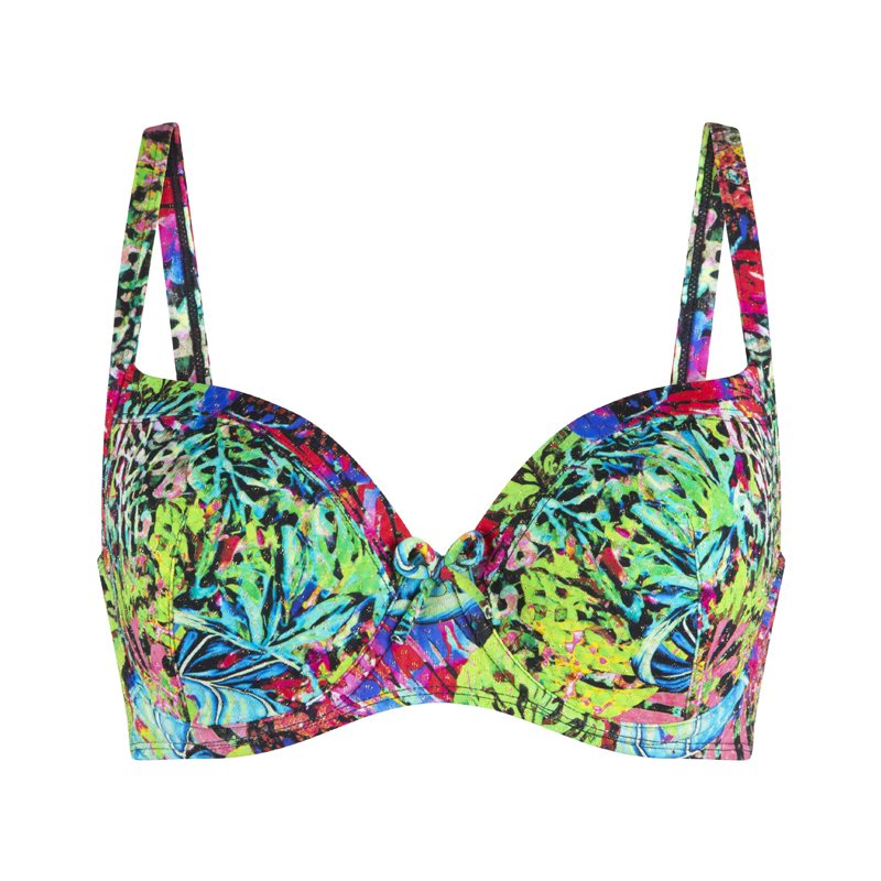 LingaDore Tropic Floral 1-DELIG Bikini met beugel voorgevormd 