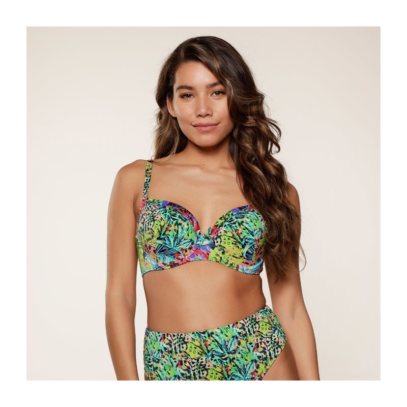 LingaDore Tropic Floral 1-DELIG Bikini met beugel voorgevormd 