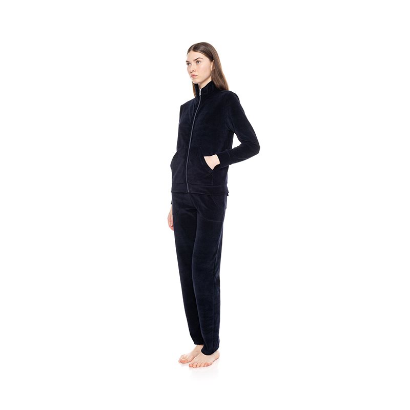 Pink Label Velvet Tracksuit without Hood Huispak 