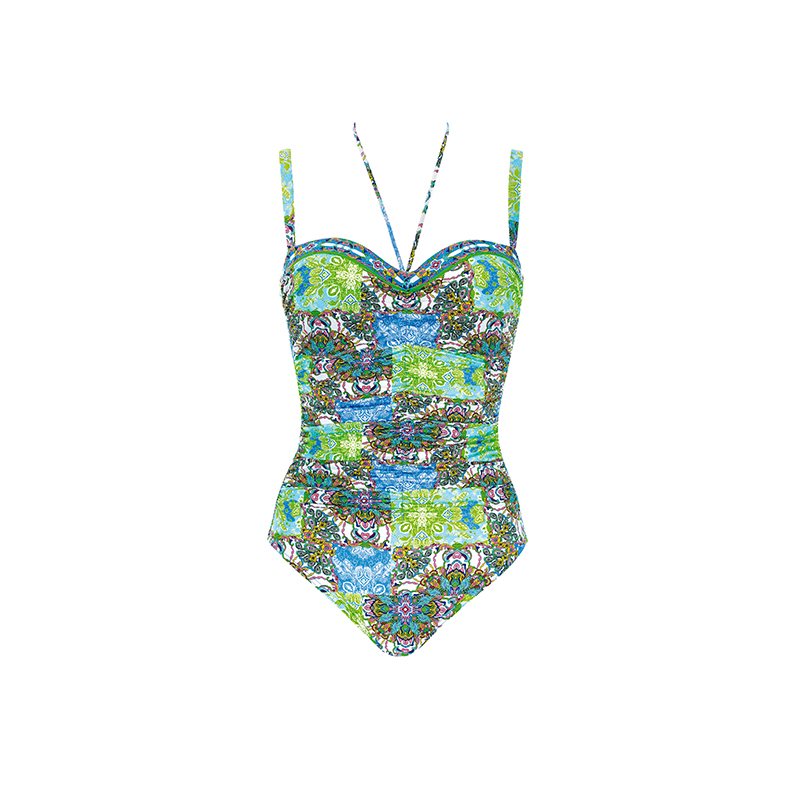 62011-99 Badpak met beugel voorgevormdStrapless