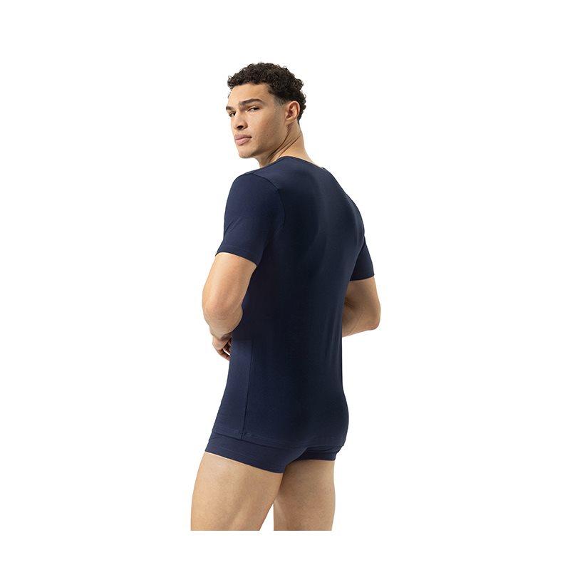 Dry cotton Shirt korte mouw V-hals