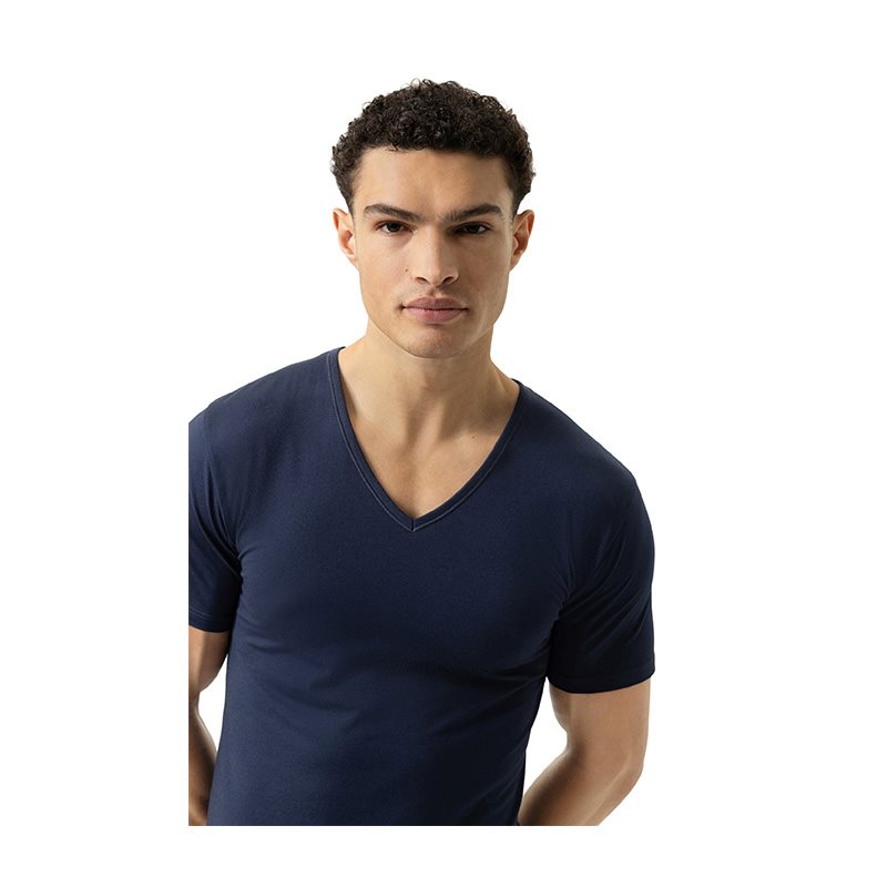 Dry cotton Shirt korte mouw V-hals