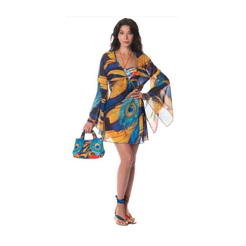 Aquadicocco Peacock 2-Delig Kimono kort 