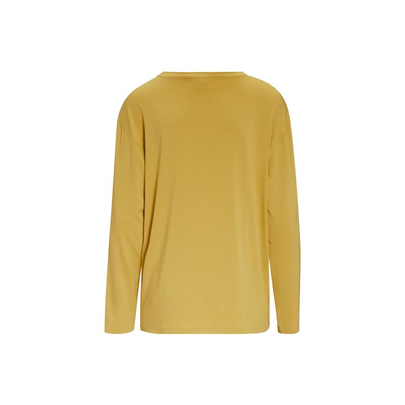 Denna Uni Top Long Sle 1-DELIG Shirt korte mouw ronde hals