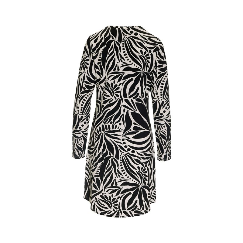 Elm Allora Nightdres 1-DELIG Nachthemd met lange mouw