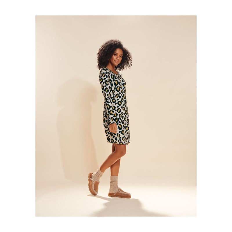 Elm Fedelia Nightdres 1-DELIG Nachthemd met lange mouw