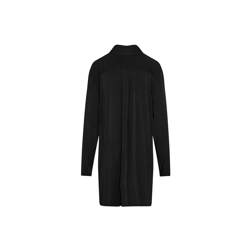 Valentina Uni Nightdre 1-DELIG Nachthemd lange mouw doorknoop