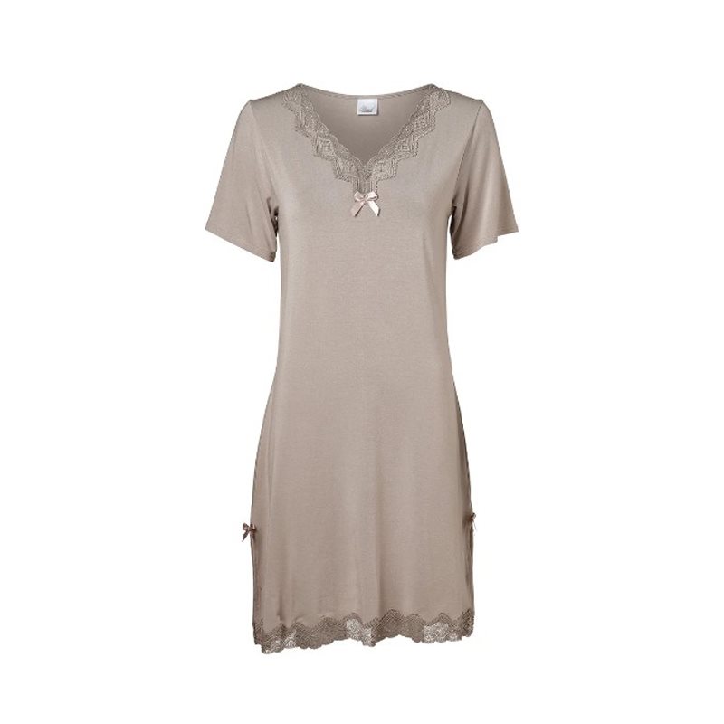 Pearl Design Stockholm Diana nightslip Nachthemd met korte mouw 