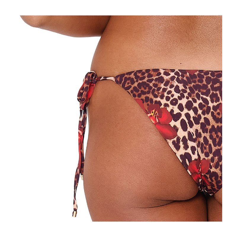Leopard Flower 1-DELIG Bikini smalle slipBrazilian