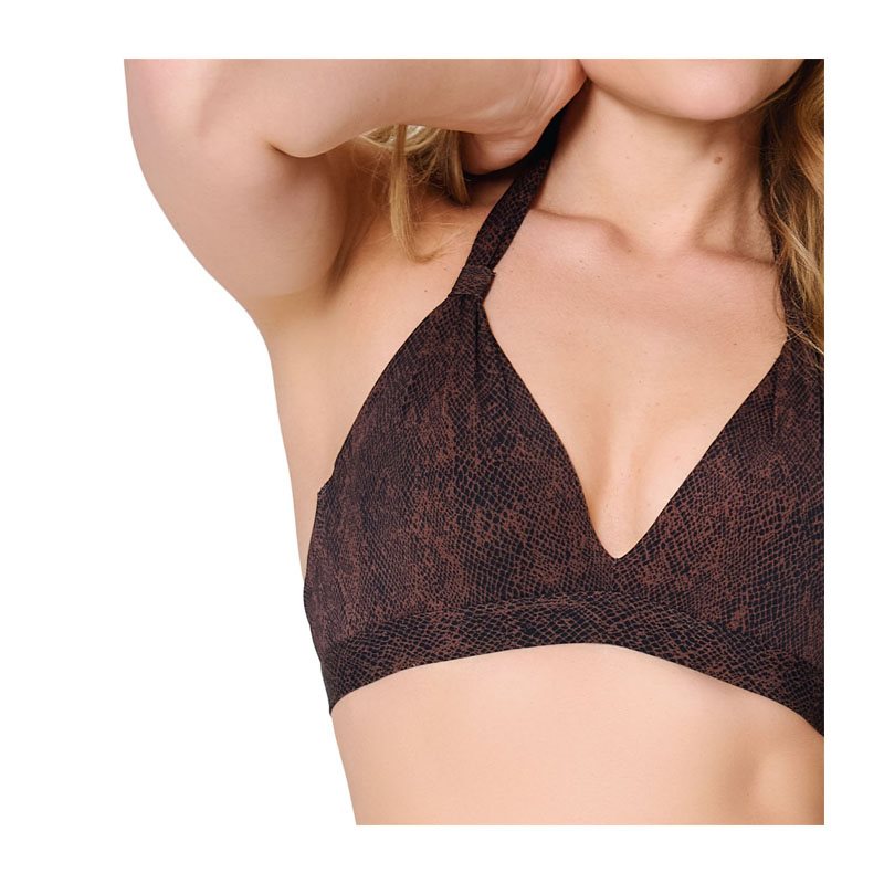 Snake Print 2-DELIG Bikini met beugel voorgevormdHalter