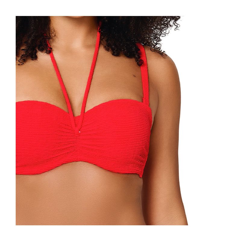 Venere Red 1-DELIG Bikini met beugel voorgevormdStrapless