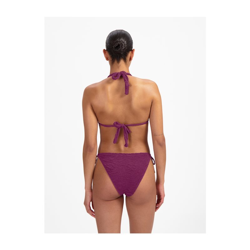 Bright Plum 1-DELIG Bikini slip met strikjes