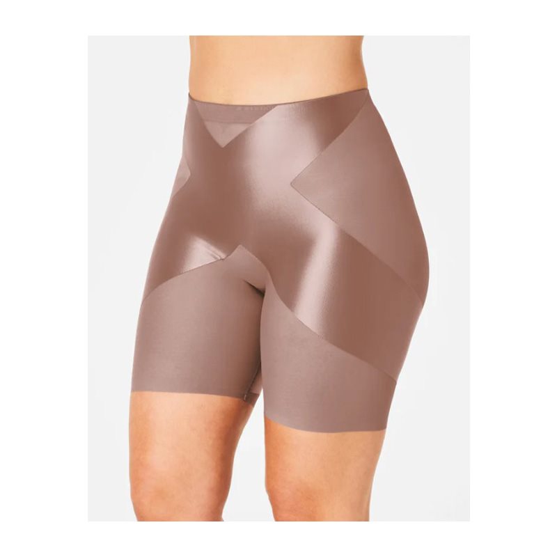 Satin-X Mid-Thigh Short Corrigerende slip met pijpjes
