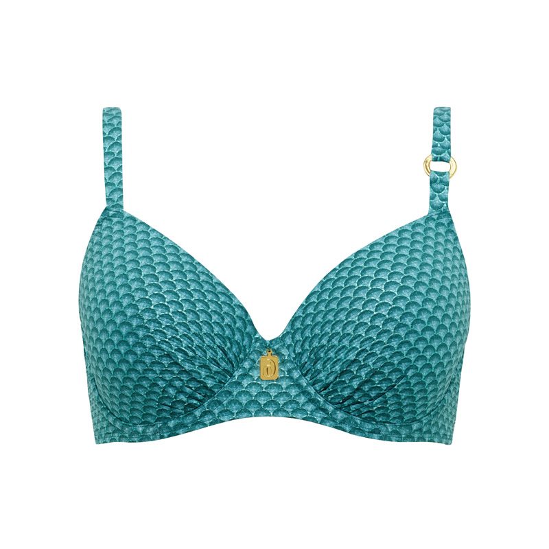 Annadiva Chinese Fan Ringo 1-DELIG Bikini met beugel voorgevormd 