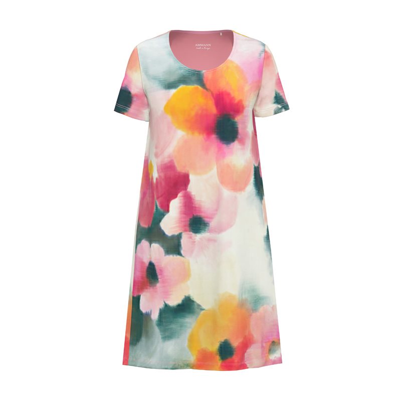 Fiori Milano Nachthemd 1-DELIG Nachthemd met korte mouw