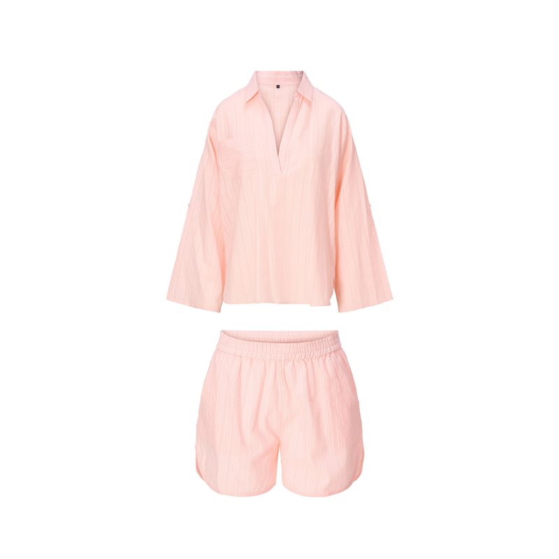 Peach Print 2-DELIG Shortama