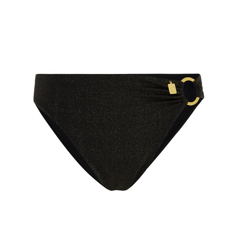 Annadiva Sparkling Black Camilla 1-Deli Bikini smalle slip