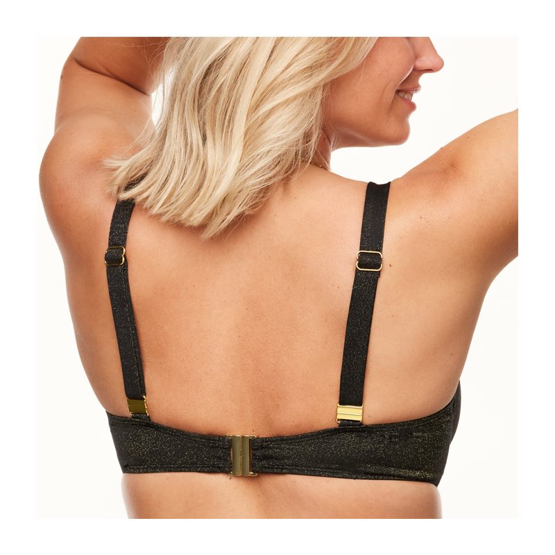 Sparkling Black Hannah 1-DELIG Bikini met beugel voorgevormdBalconette