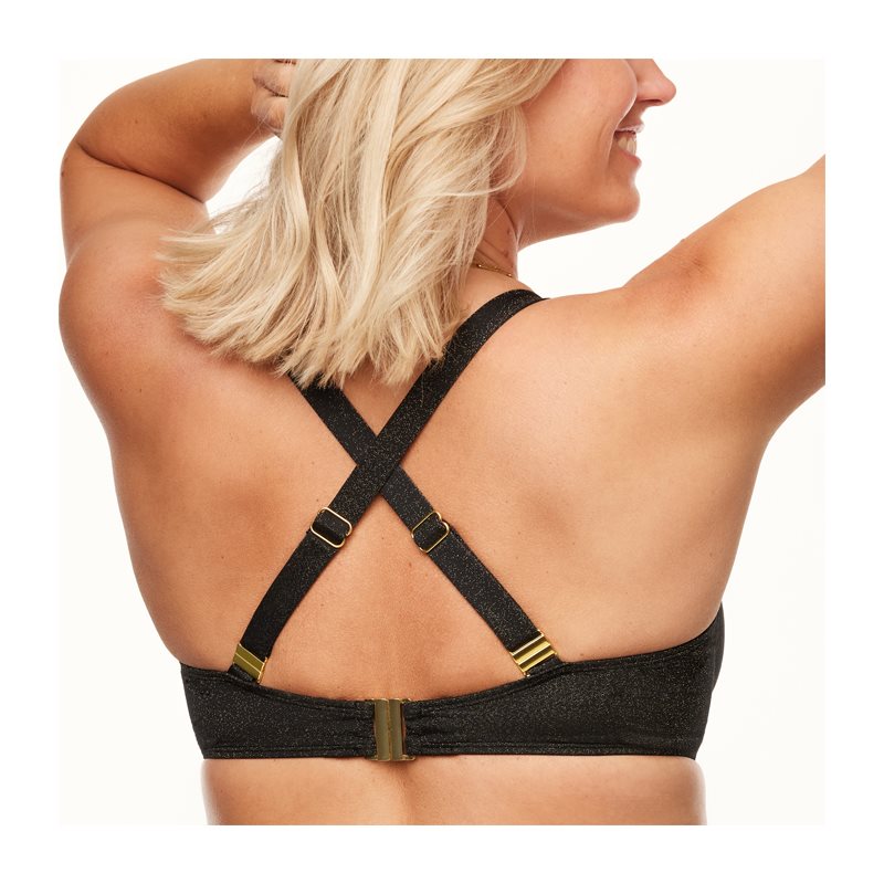 Sparkling Black Hannah 1-DELIG Bikini met beugel voorgevormdBalconette