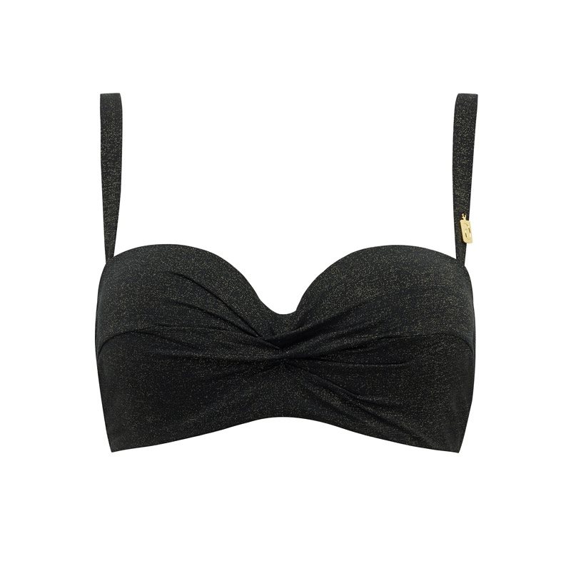 Sparkling Black Mable 1-DELIG Bikini met beugel voorgevormdBandeau