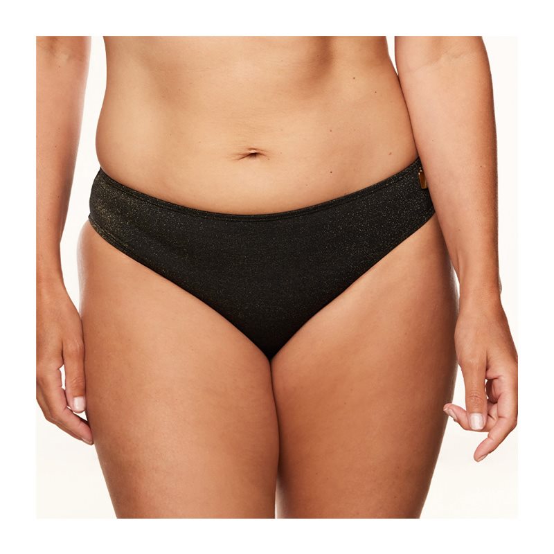 Annadiva Sparkling Black Robin 1-Delig Bikini rioslip 