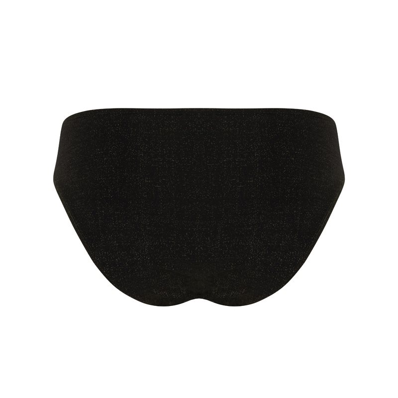 Sparkling Black Robin 1-Delig Bikini rioslip