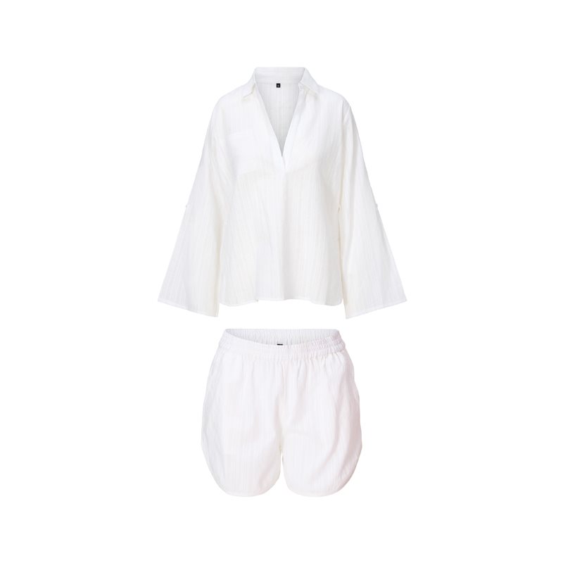 White Print 2-DELIG Shortama