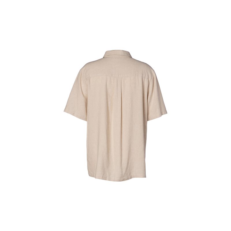 Zola Uni Top Short Sle 1-DELIG Shirt korte mouw V-halsDoorknoop