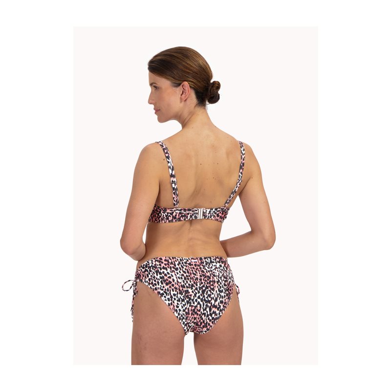 Cheetah Chic 1-DELIG Bikini tailleslipMet optrekkoordje